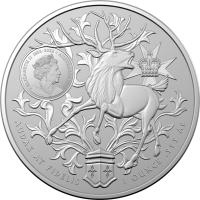 Image 2 for 2023 $1 Australia's Coat of Arms - Queensland  1oz Silver Investment  RAM Coin in Capsule (Third in Series) - Memorial Effigy