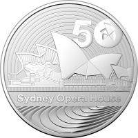 Image 1 for 2023 $1 50th Anniversary of the Sydney Opera House 1oz Fine Silver INVESTMENT Coin 