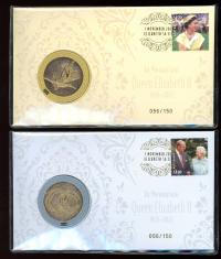 Image 3 for 2023 Queen Elizabeth II -In Memoriam Limited Edition Medallion Cover Set of 6 - Impressions release 056-150