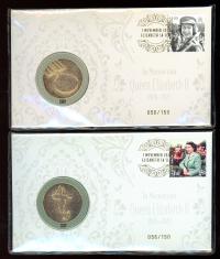Image 4 for 2023 Queen Elizabeth II -In Memoriam Limited Edition Medallion Cover Set of 6 - Impressions release 056-150