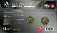 Image 2 for 2023 - Issue 21 AFL Grand Final - Collingwood  2023 AFL Premiers with RAM $1 AFL & Collingwood Coins PNC