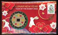 Image 1 for 2023 Lunar New Year - Year of the Rabbit 2023 Postal Medallion Cover (Numbered)