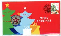 Image 1 for 2023 Issue 31 - Merry Christmas with RAM Coloured Christmas 50 cent Coin - Postal Numismatic Cover