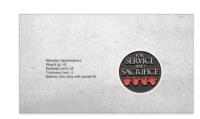 Image 4 for 2023 Poppies of Remembrance Postal Medallion Cover featuring Red Poppy Medallion 'For Service and Sacrifice'