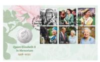 Image 1 for 2023 Queen Elizabeth II in Memoriam 1926 -2022 with RAM 50 cent coin PNC