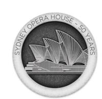 Image 3 for 2023 Sydney Opera House Postal Medallion Cover with Opera House Medallion 50 Years
