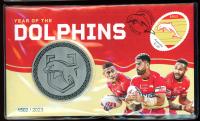 Image 1 for 2023 Year of the Dolphins NRL Postal Medallion Cover