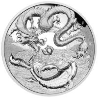 Image 3 for 2023 2oz Silver Proof High Relief Coin - Chinese Myths and Legends Dragon and Koi 