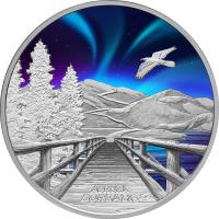 Image 2 for 2023 Coloured 1oz Silver Proof Coin - Aurora Borealis  (Perth Mint)