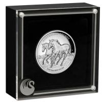 Image 4 for  2023 Australian Brumby 2oz Silver Proof High Relief Coin
