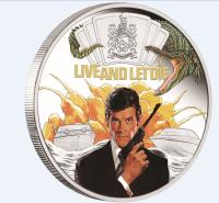 Image 2 for 2023 $1 James Bond Live & let Die 1oz Silver Proof Coloured Coin