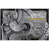 Image 1 for 2023 1oz Silver Antiqued Phoenix Coin on Card