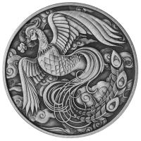 Image 3 for 2023 1oz Silver Antiqued Phoenix Coin on Card