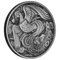 Image 2 for 2023 1oz Silver Antiqued Phoenix Coin on Card