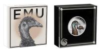 Image 1 for 2023 $1 Australian Emu 1oz Silver Coloured Coin - Memorial Effigy