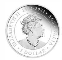 Image 4 for 2023 $1 Happy Birthday 1oz 99.99 Silver Proof Coloured Coin (Memorial Effigy)