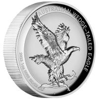 Image 3 for 2023 $1 Australian Wedge-Tailed Eagle 1oz Silver INCUSED Perth MInt Coin (Memorial Obverse)