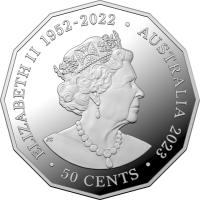 Image 3 for 2023 50 Cent Elizabeth Regina - HM Queen Elizabeth II Commemoration Fine Silver Proof Coin - STRICT LIMITS APPLY