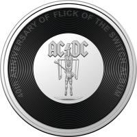 Image 8 for 2022-2023 20 cent Coloured ACDC 45th Anniversary 6 UNC Coin Commemorative Collection Set (Vol. 2)