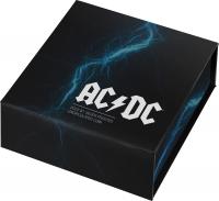 Image 1 for 2023 $1 ACDC 45th Anniversary  Silver Frosted UNC Coin in Box
