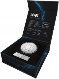 Image 3 for 2023 $1 ACDC 45th Anniversary  Silver Frosted UNC Coin in Box