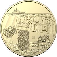 Image 3 for 2023 $1 Creatures of the Deep AlBr Mintmark & Privy Mark UNC Four Coin Set