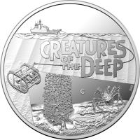 Image 2 for 2023 $1 Creatures of the Deep 'C' Mintmark Fine Silver Proof Coin