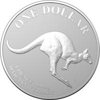Image 1 for 2023 $1 30th Anniversary of the Kangaroo Series - Mob of Thirty 1oz Fine Silver 'C' FROSTED UNC in Presentation Case