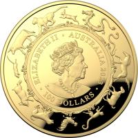 Image 4 for 2023 $100 Year of the Rabbit Domed Gold Proof Coin 