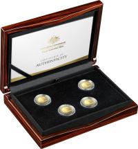 Image 1 for 2023 $25 170th Anniversary Port Phillip Patterns 4 Coin Quarter Oz Gold Proof Set