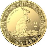 Image 4 for 2023 $25 170th Anniversary Port Phillip Patterns 4 Coin Quarter Oz Gold Proof Set