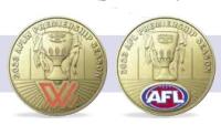 Image 4 for 2023 $1 AFL & AFLW Collectable Coin Folder & 20 $1 RAM Coins in UNOPENED Tube 