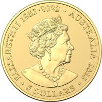 Image 4 for 2023 $5 Mini Money Emu Half gram Frosted UNC GOLD 99.99 AU coin