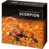 Image 2 for 2023 $5 Australia's Most Dangerous - Desert Scorpion 1oz .999 Silver Coloured Proof Coin