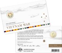 Image 1 for 2023 $2 50th Anniversary of the End of Australia's Involvement in the Vietnam War Coloured 'C' Mintmark UNC AlBr Coin