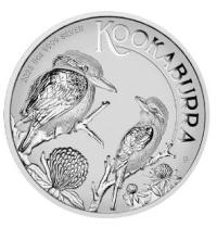 Image 3 for 2023 $8 Australian Kookaburra 5oz Silver Incused Coin