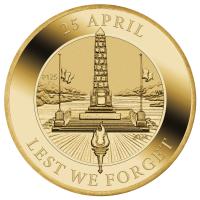 Image 2 for 2024 Issue 6 - Picturing War - Lest We Forget with Perth Mint $1 coin with King Charles III Effigy