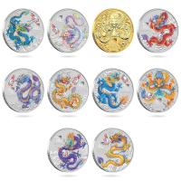 Image 2 for 2024 50 cent Australian Lunar Series III Year of the Dragon Half Oz Silver Ten Coin Set - Perth Mint