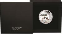 Image 2 for 2024 $1 James Bond The Man with the Golden Gun 50th Anniversary 1oz Silver Tuvalu Proof Coloured Coin