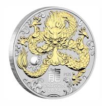 Image 3 for 2024 $1 Australian Lunar Series III Year of the Dragon 1oz Silver Trio Collection