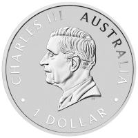 Image 4 for 2024 $1 Australian Emu 1oz Silver Coloured Coin (Perth Mint)