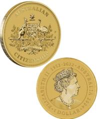 Image 3 for 2024 $1 Australian Citizenship AlBr Coin in Card 