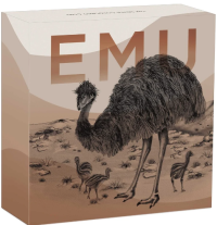 Image 3 for 2024 $1 Australian Emu 1oz Silver Coloured Coin (Perth Mint)