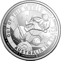 Image 2 for 2024 $1 Australia in Space - Out of this World Silver 'C' Mintmark Proof Coin - King Charles III Effigy