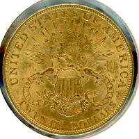 Image 2 for 1904 American Coronet Head Gold Twenty Dollar