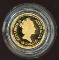 Image 2 for 1987 One Tenth oz Proof Australian Nugget - Golden Aussie 1980