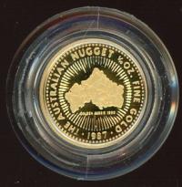 Image 1 for 1987 One Tenth oz Proof Australian Nugget - Golden Aussie 1980