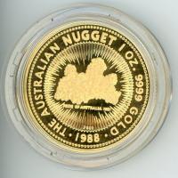 Image 1 for 1988 1oz Proof Australian Nugget - Pride of Australia