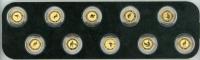 Image 2 for 1990-1999 Set of 10 x One Twentieth oz Nugget Coins in Case