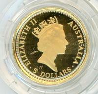Image 2 for 1993 One Twentieth oz Proof Whiptail Wallaby in Capsule